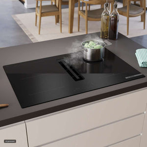 Bosch Series 6 80cm Induction Vented Hob - Black | PVQ81AH26E