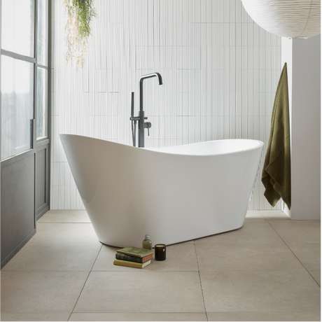 PARADIGM | Single & Double Ended Slipper Modern Freestanding Bath | 1660mm x 1700mm