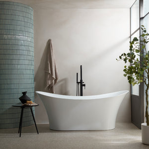 PARADIGM | Single & Double Ended Slipper Modern Freestanding Bath | 1660mm x 1700mm