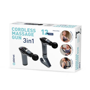 Platinet Professional Massage Gun with 4 Massage Tips 15000mAh | 459747
