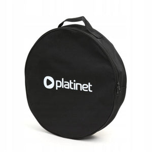 Black carrying case with 'Platinet' logo on a white background