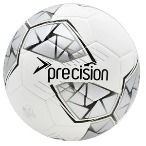 Precision Fusion FIFA Basic Training Ball Size 5 - White / Silver / Black / White | PRF2625