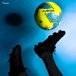 Precision Fusion FIFA Basic Training Ball Size 5 - Yellow / Teal / Cyan / Red | PRF2665
