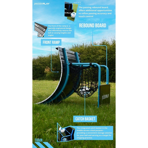 Precision PLAY Skills Trainer Ramp Rebounder | PPT000801