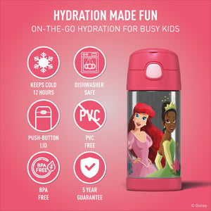 Thermos Disney Princess Funtainer Bottle 355ml - Pink | 200547