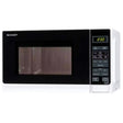 Sharp microwave oven on a white background