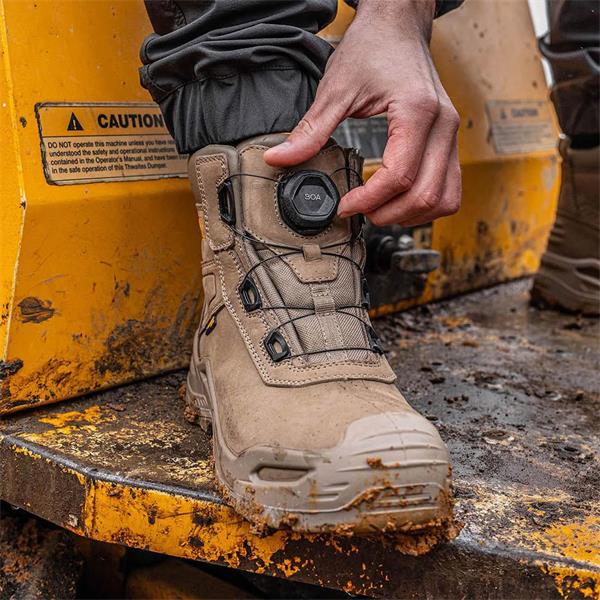 Dewalt Boa Lightweight Safety Boots - Stone | DEWLANDER