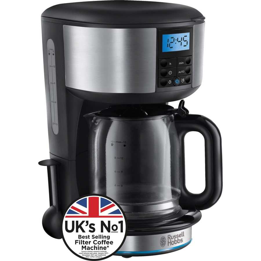 Russell Hobbs Buckingham Filter Coffee Maker 1.25 Litre - Black | 20680