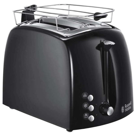 Russell Hobbs Textures Plus 2 Slice Toaster - Black | 22601