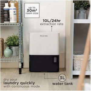 Russell Hobbs 10 Litre Dehumidifier - White | RHDH1001
