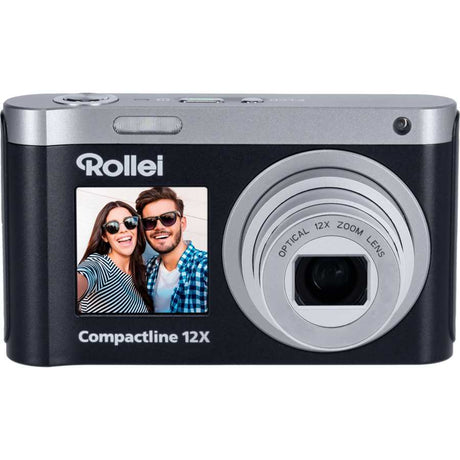 Rollei Compactline Digital Camera 12x Zomm - Black | 12102