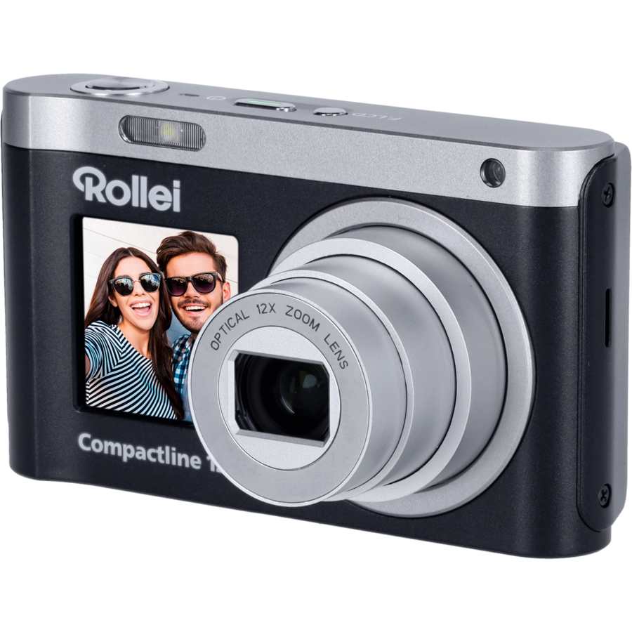 Rollei Compactline Digital Camera 12x Zomm - Black | 12102