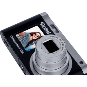 Rollei Compactline Digital Camera 12x Zomm - Black | 12102