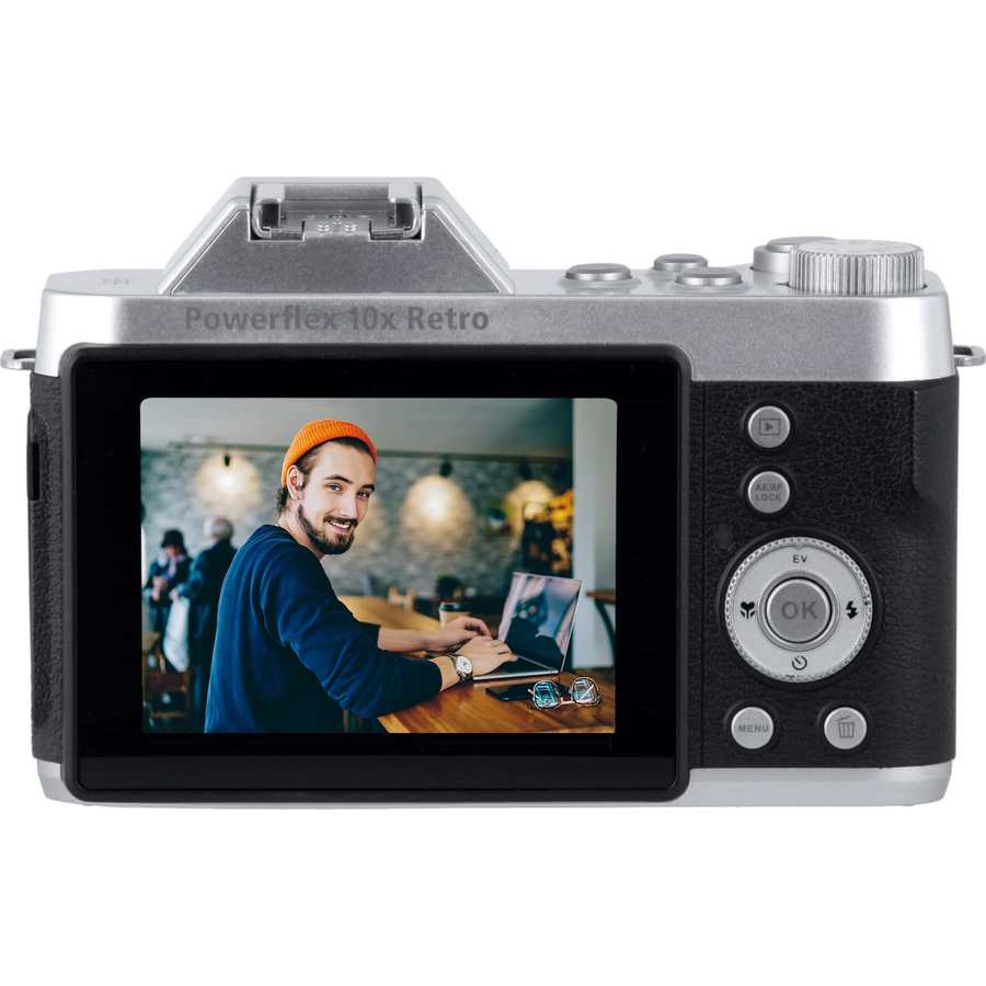 Rollei Powerflex Retro Digital Camera 10x Zomm - Black | 40530