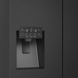 Hisense 584L 4 Door American Style Fridge Freezer Non Plumbed - Black | RQ760N4SBFE