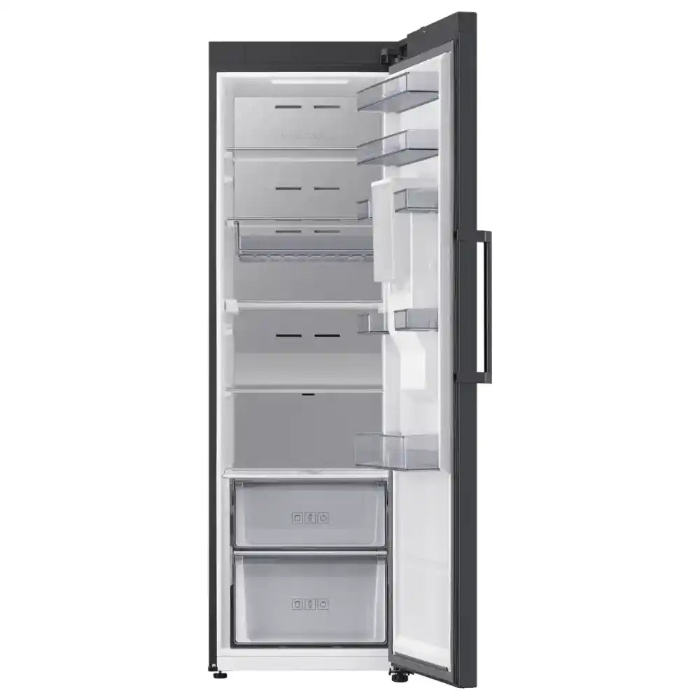 Samsung SpaceMax 185.8cm Upright Tall Larger Fridge - Gentle Black | RR70H39DEFEU