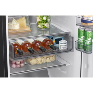 Samsung SpaceMax 185.8cm Upright Tall Larger Fridge - Gentle Black | RR70H39DEFEU