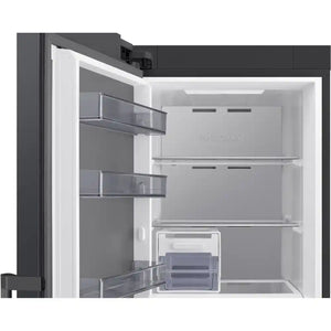 Samsung SpaceMax 185.8cm Upright Tall Freezer No Frost - Gentle Black | RZ70H32HEFEU