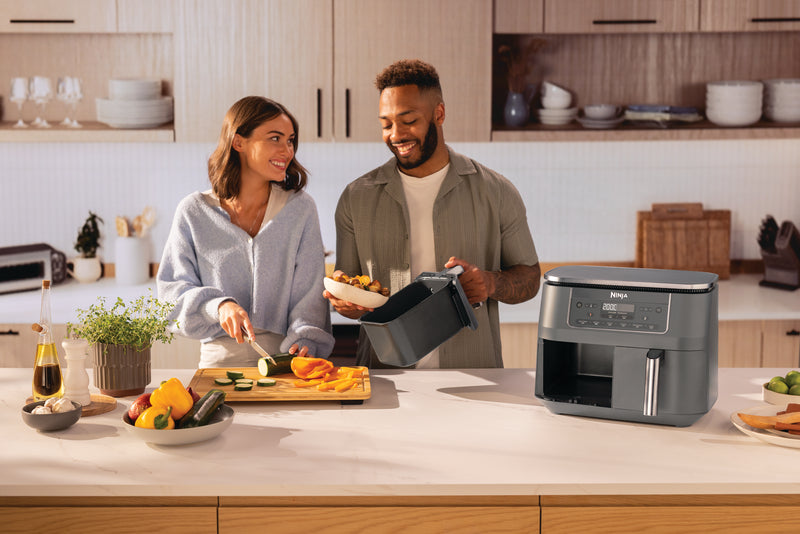Ninja Dual Zone Air Fryer 7.6L 2400W - Black | DZ300UK