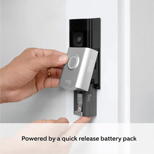 Ring Battery Video Doorbell Plus - Satin Nickel | B09WZBVWL9
