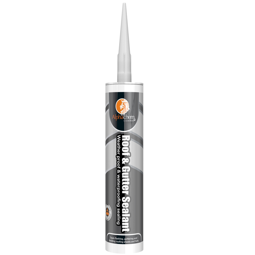 Cromar Roof and Gutter Sealant 310ml - Black | CRROOFGUTT