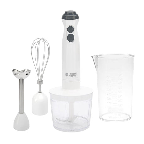 Russell Hobbs Go Create 3 in 1 Electric Hand Blender - White | 27560