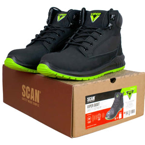 Scan Viper SBP Safety Boots Size 9 (EU43) - Black | XMS25VIPER9