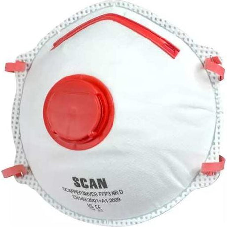 Scan Moulded Disposable Valved Masks FFP3 (Pack 2) | SCAPPEP3MVD