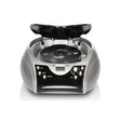 Lenco Portable Compact FM Radio, CD and Cassette Player - Black / Silver