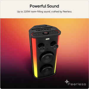 LG xboom Stage 501 Bluetooth Megasound AI Party Speaker - Black | STAGE501.AGBRLBK