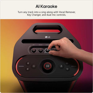 LG xboom Stage 501 Bluetooth Megasound AI Party Speaker - Black | STAGE501.AGBRLBK