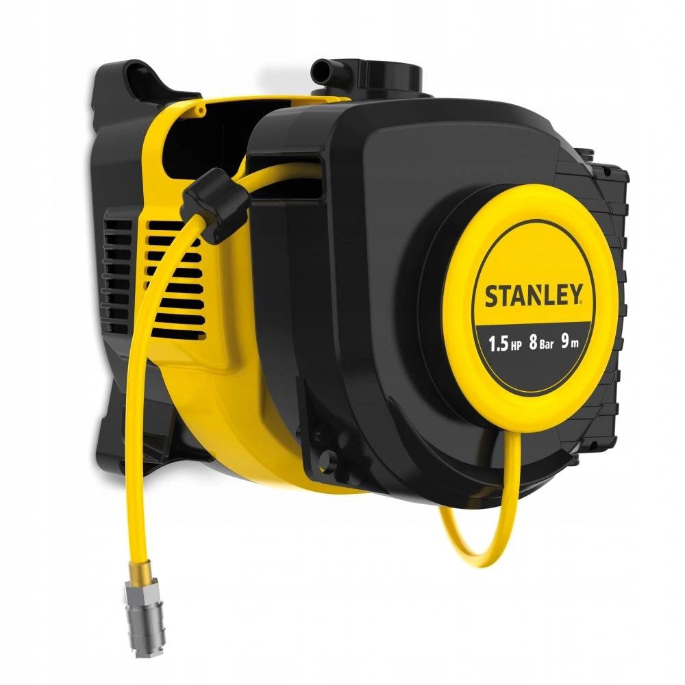 Stanley SXCMD15WE Wall Mounted Air Hose 1.5 HP 8 Bar 9 Metre | SACMD15WE
