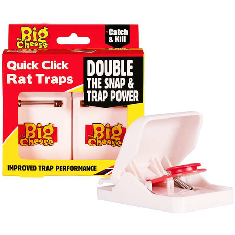 Big Cheese Quick Click Rat Trap 2 Pack | STV150