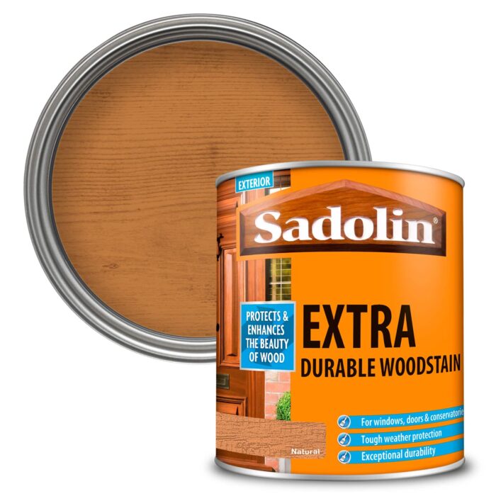 Sadolin Extra Durable Woodstain 1 Litre - Natural | 5028578