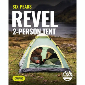 Six Peaks Revel 2 Person Camping Tent - Green | SIOA000101