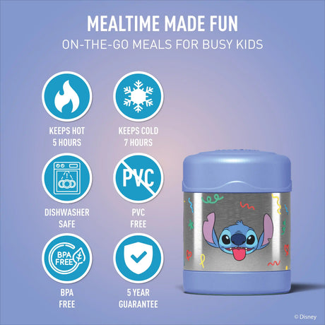 Thermos Disney Stitch Food Flask 290ml - Blue | 200760