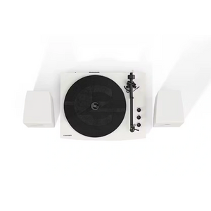 Crosley T150 Bluetooth Record Vinyl Player with Speakers - White | T150C-WH4