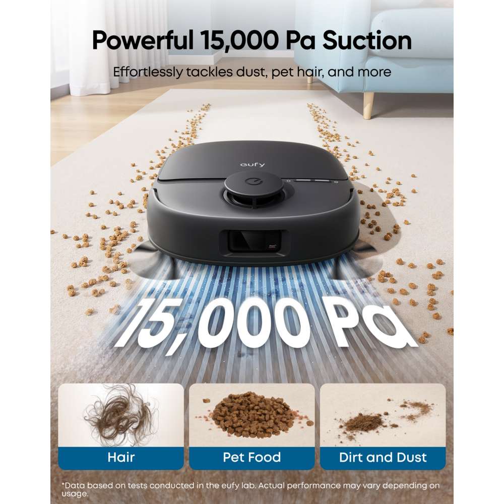 Eufy Omni C28 Robot Vac Vacuum and Mop All in One Station - White | T211AV20