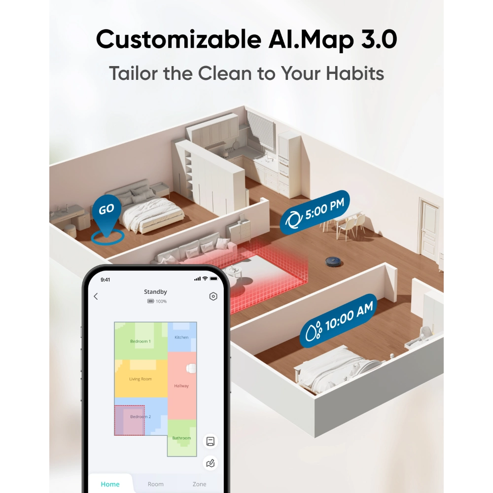 Eufy X10 Omni Pro Robot Vac Vacuum and Mop | T2351V11