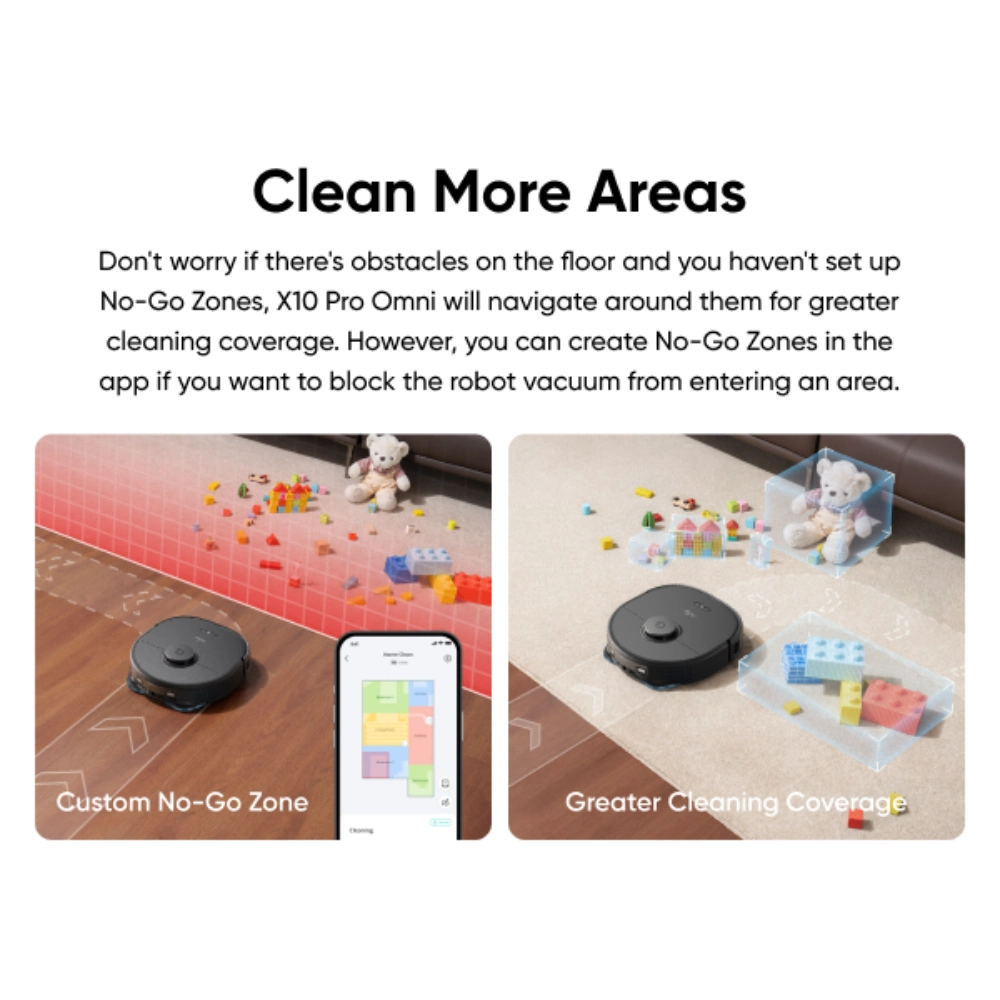 Eufy X10 Omni Pro Robot Vac Vacuum and Mop | T2351V11