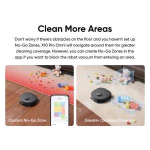 Eufy X10 Omni Pro Robot Vac Vacuum and Mop | T2351V11