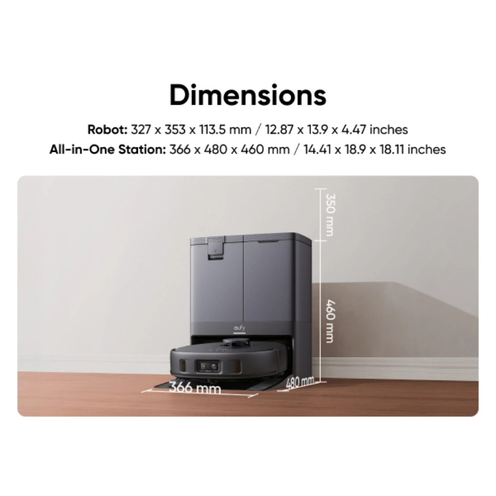 Eufy X10 Omni Pro Robot Vac Vacuum and Mop | T2351V11