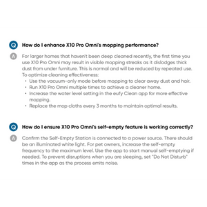 Eufy X10 Omni Pro Robot Vac Vacuum and Mop | T2351V11