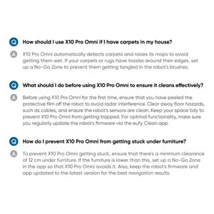 Eufy X10 Omni Pro Robot Vac Vacuum and Mop | T2351V11