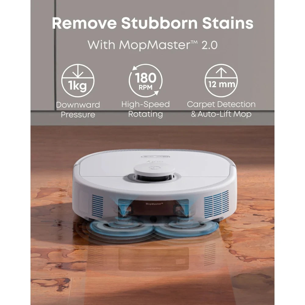 Eufy X10 Pro Omni Robot Vac Vacuum Cleaner and Mop Ultimate Bundle - White | T2351221