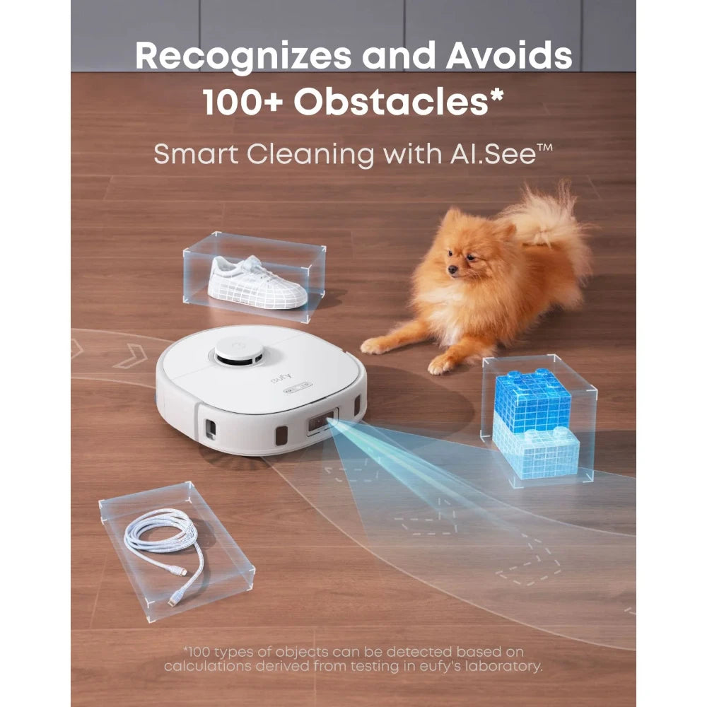 Eufy X10 Pro Omni Robot Vac Vacuum Cleaner and Mop Ultimate Bundle - White | T2351221