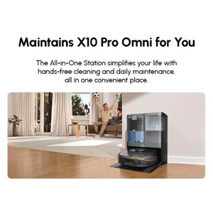 Eufy X10 Omni Pro Robot Vac Vacuum and Mop | T2351V11