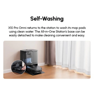 Eufy X10 Omni Pro Robot Vac Vacuum and Mop | T2351V11