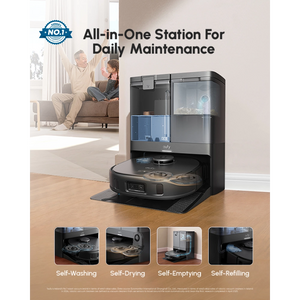 Eufy X10 Omni Pro Robot Vac Vacuum and Mop | T2351V11