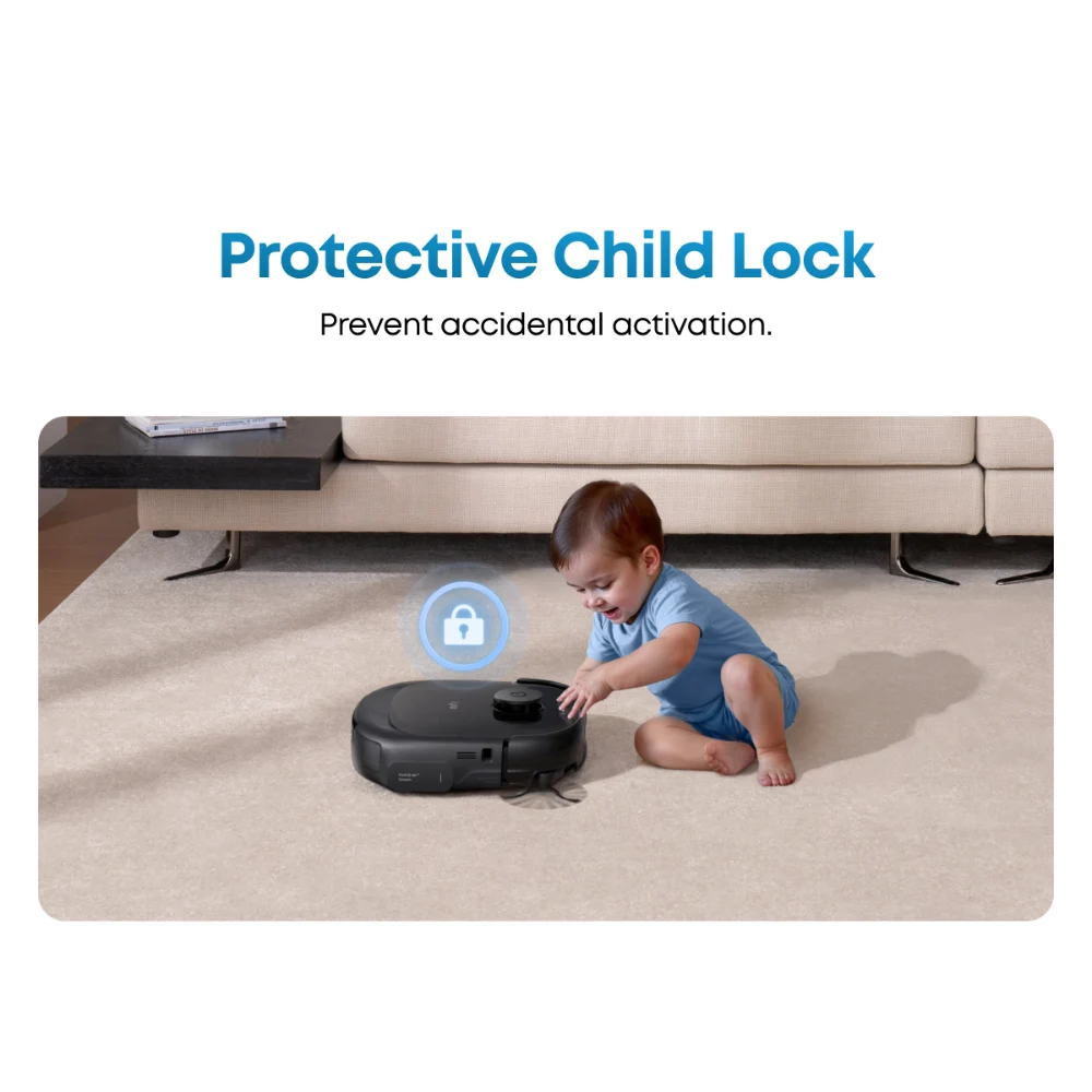 Eufy Omni E25 Robot Vac Vacuum Cleaner and Mop with Self Empty Station - Black | T2353V11